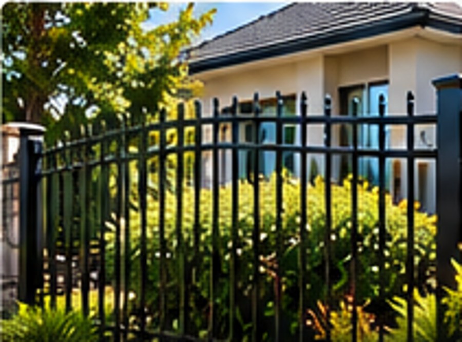Ornamental metal fencing